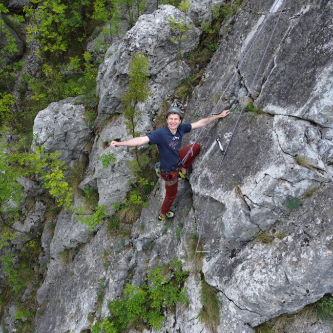 escalada la Pestera Muierii