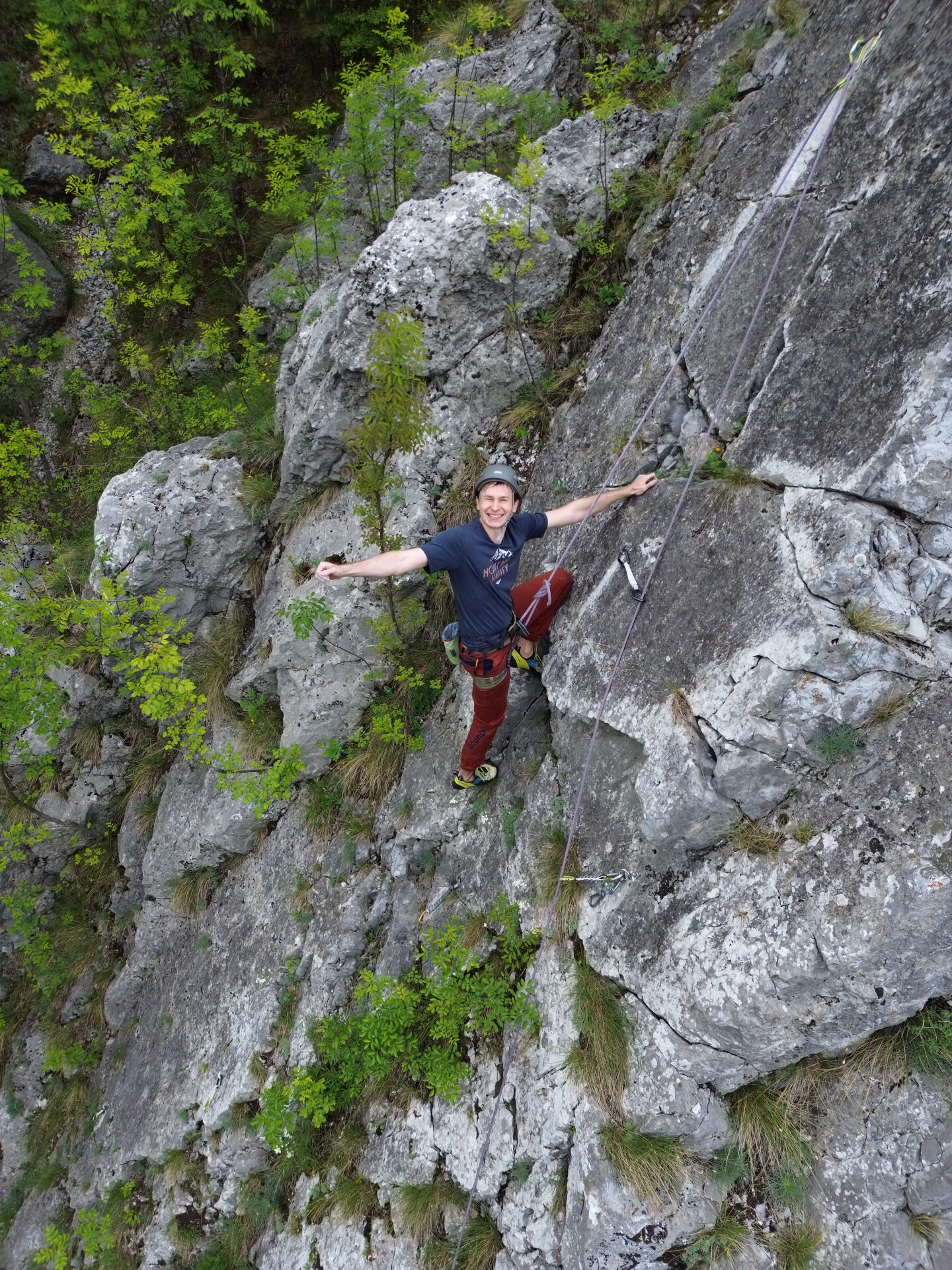 escalada la Pestera Muierii